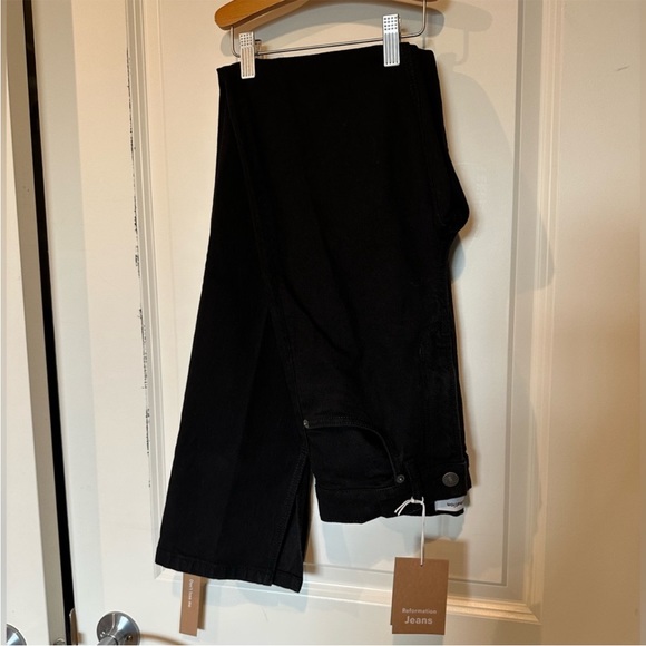 NWT Reformation Liza Slit Hem Ultra High Rise Jeans - Picture 8 of 8